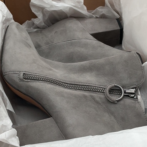 NWT 1.‎ STATE gray leather ankle boots size 9.5 - Picture 2 of 11